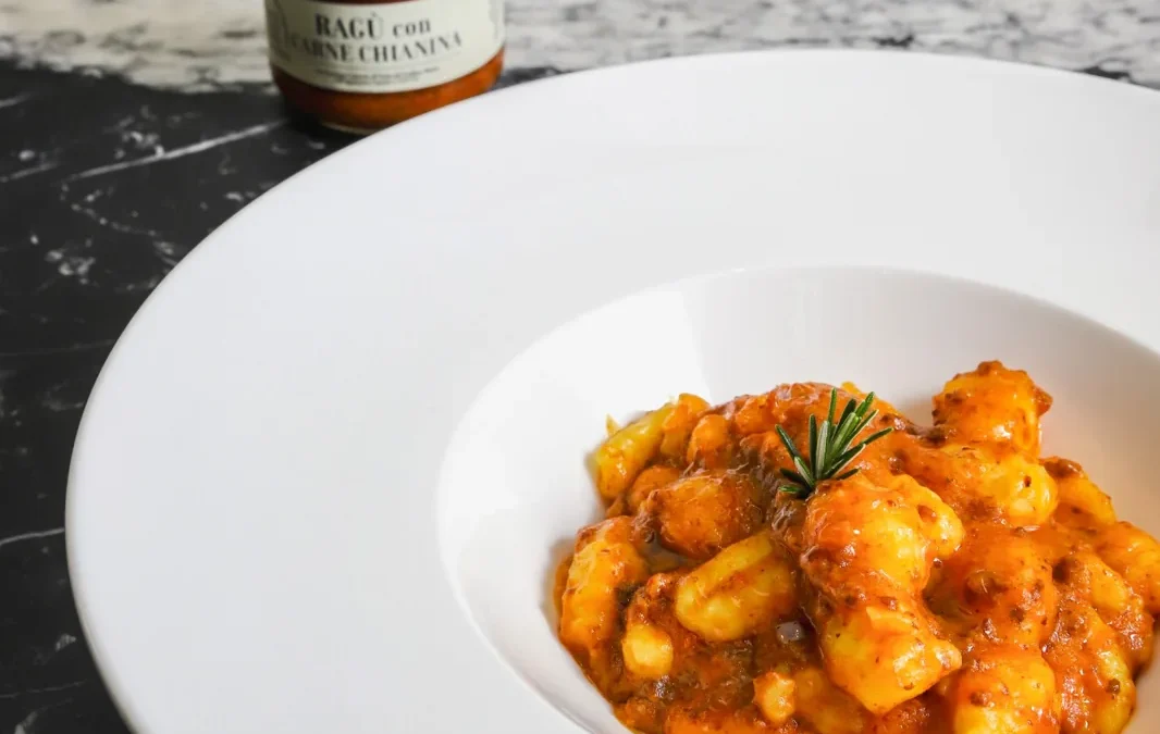 Gnocchi al ragù di Chianina